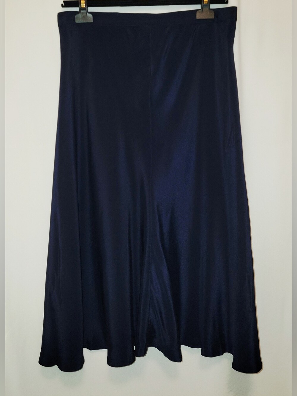 Vintage RALPH LAUREN Navy Silk Skirt